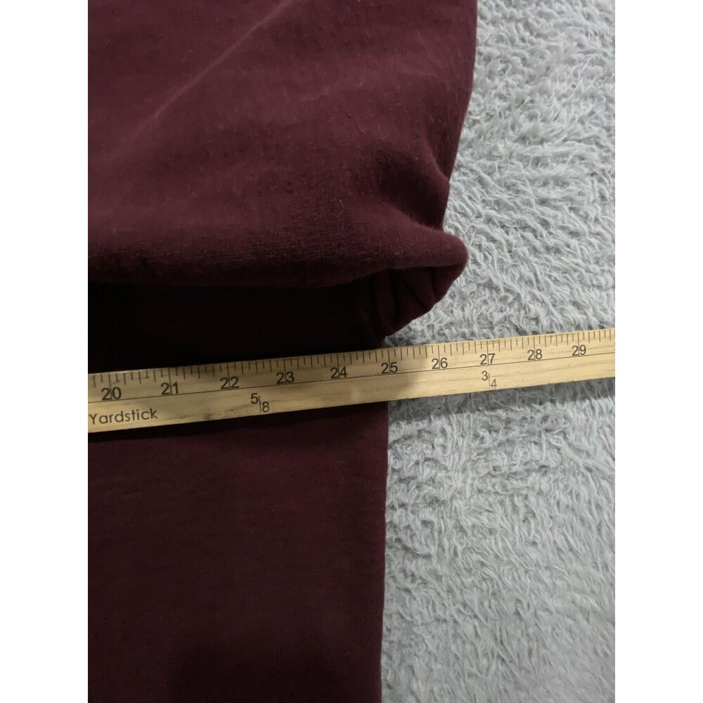 Bulletin Polo Shirt Mens Medium Maroon Whistler Since 1965 Long Sleeve Cotton - Picture 6 of 12